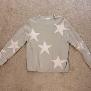 Peach Love star sweater